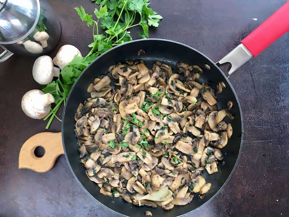 Sauteed Mushrooms with Garlic and Parsley - Funghi Trifolati - Italian ...