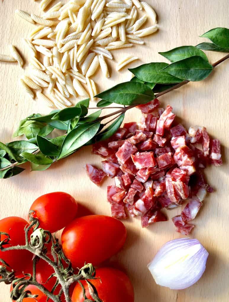 Sardinian Gnocchetti Malloreddus - Ingredients