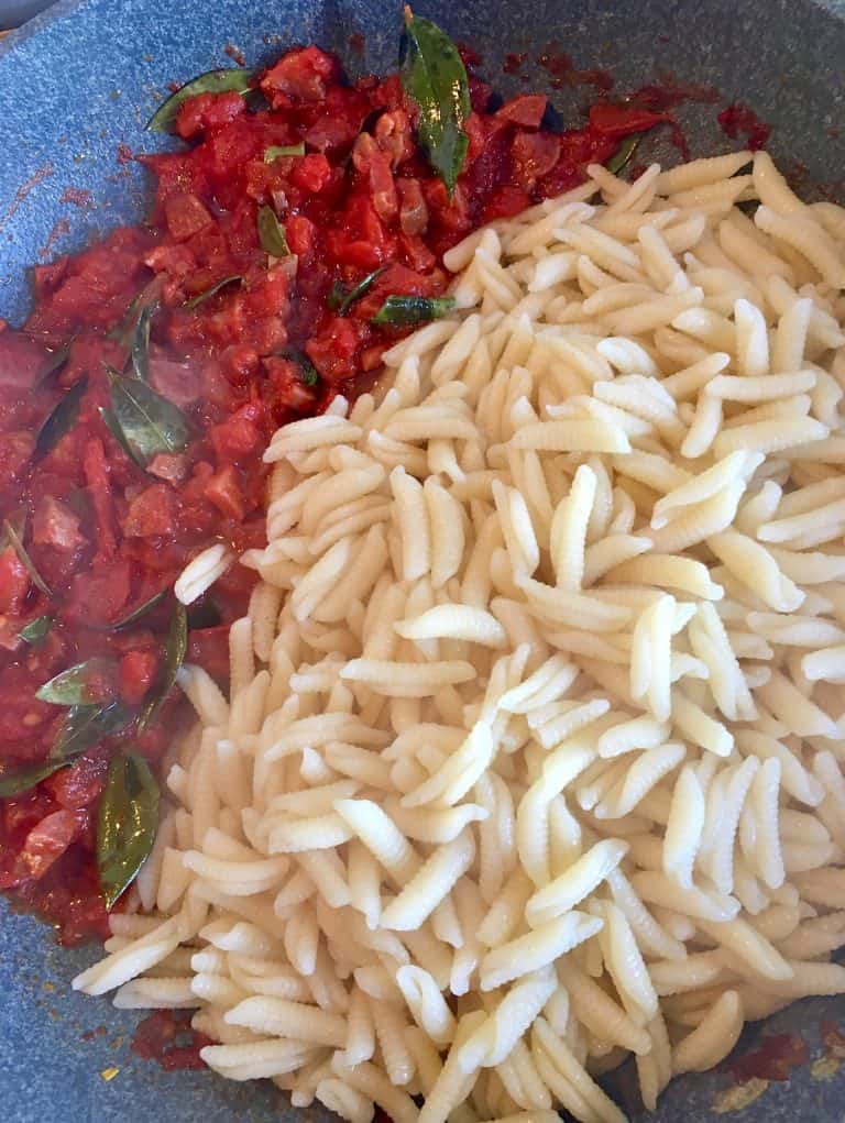 Sardinian Gnocchetti - Malloreddus with Aged Salt Cured Sausage ...