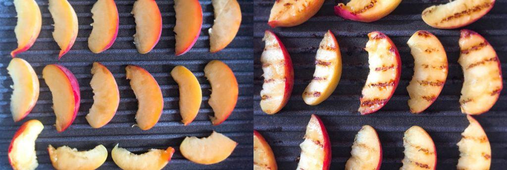 Bruschetta with Mozzarella, Prosciutto & Grilled Peaches - Step3