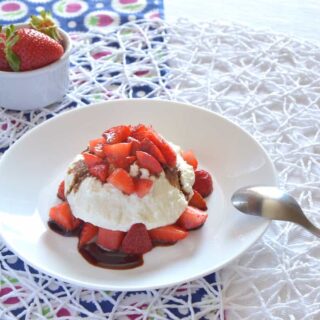 Strawberries Balsamic Dessert Recipe