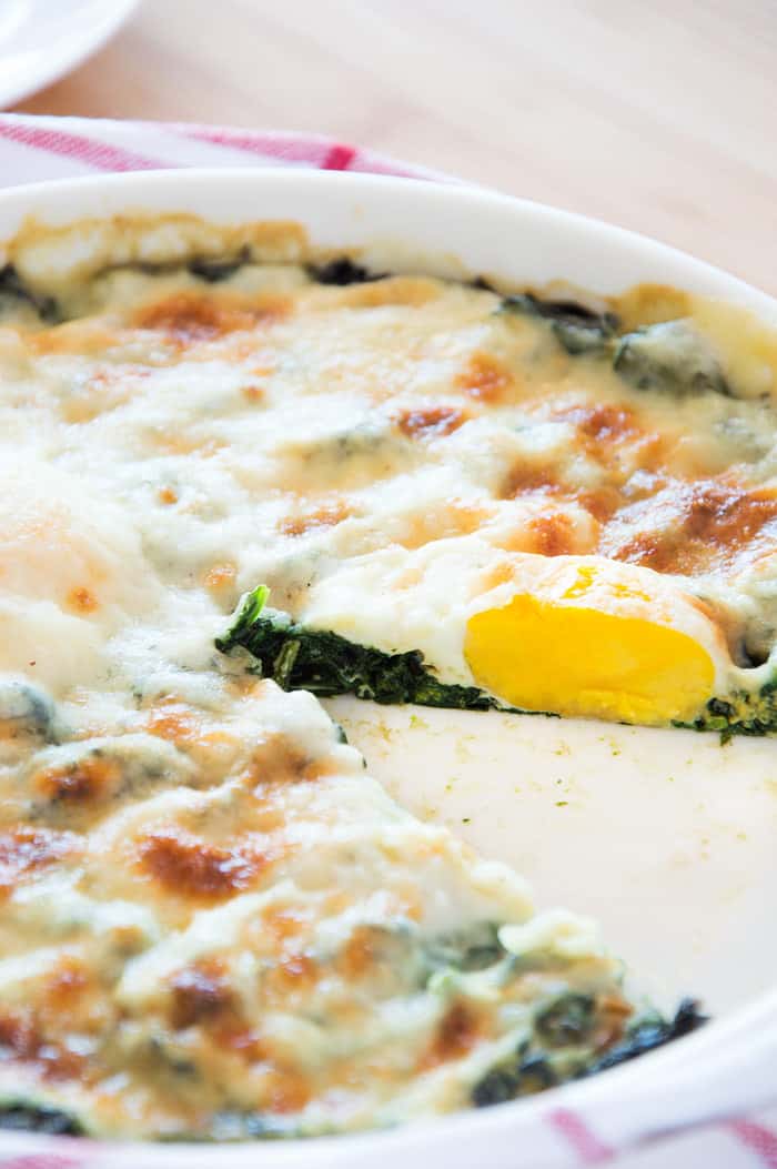 Baked Spinach Florentine Style - Italian Recipe Book