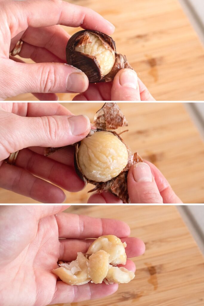 How To Boil Chestnuts Myths Facts The Best Technique Italian   Peel Chestnuts 683x1024 