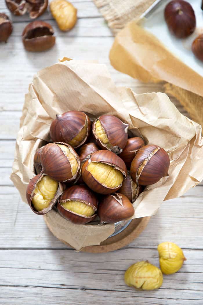 How To Roast Chestnuts In The Oven Soft Easy Peel Italian Recipe Book