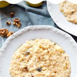 This pear risotto recipe makes super creamy, elegant risotto in no time!