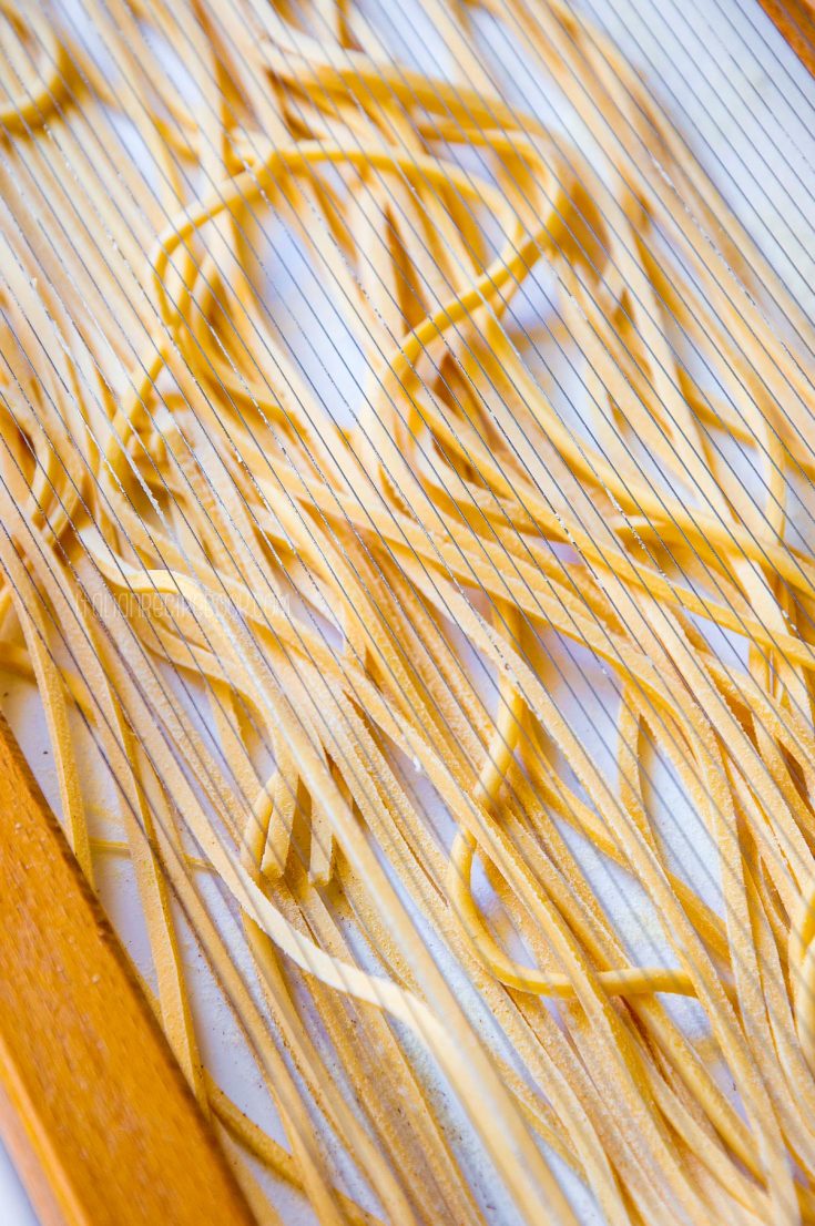 Tonnarelli Pasta - A Step By Step Guide : Italian Recipe Book