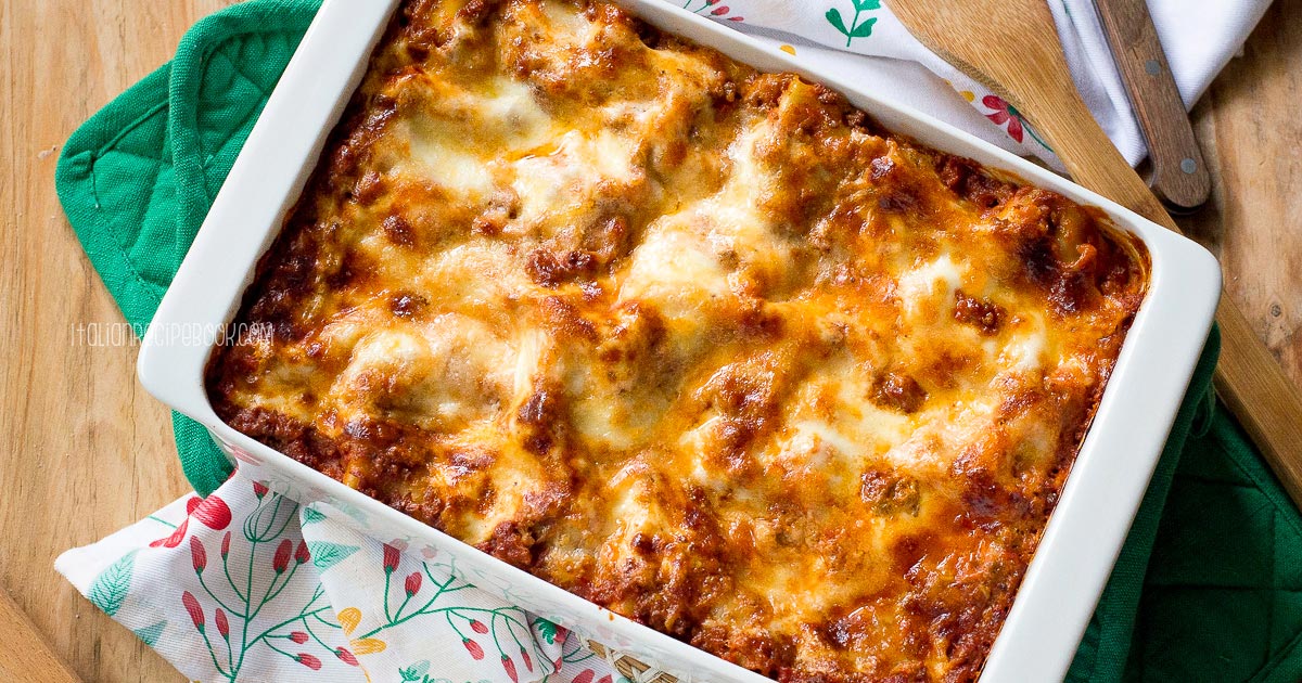 Lasagna Al Forno {No Boil Recipe} : Italian Recipe Book