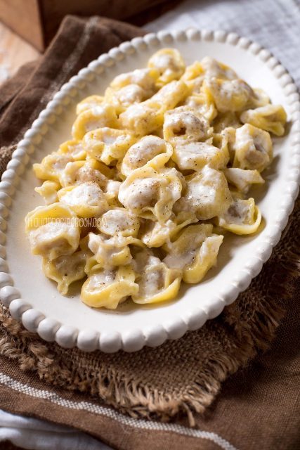 Tortellini Alla Panna Italian Recipe Book