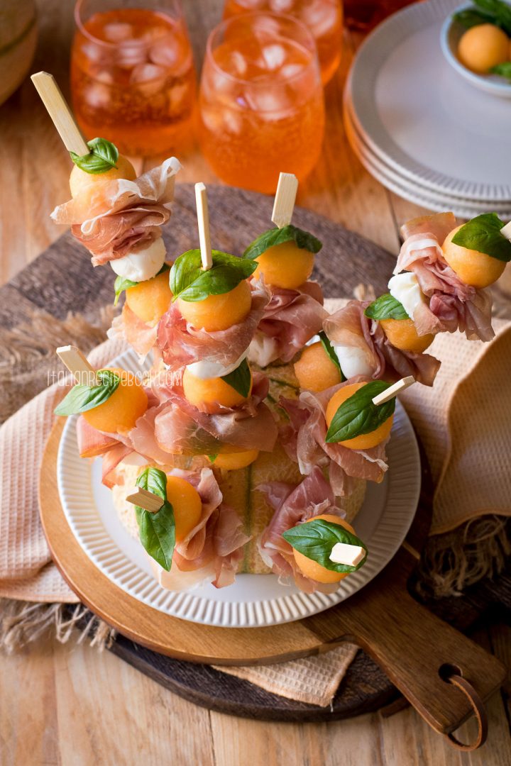 Melon And Prosciutto Skewers: The Perfect Italian Antipasto : Italian ...