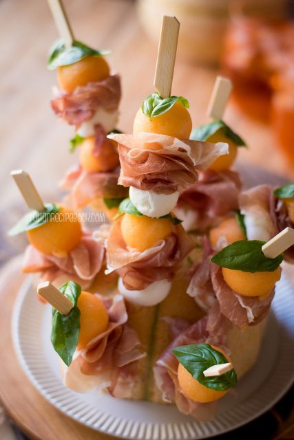 Melon And Prosciutto Skewers: The Perfect Italian Antipasto : Italian ...