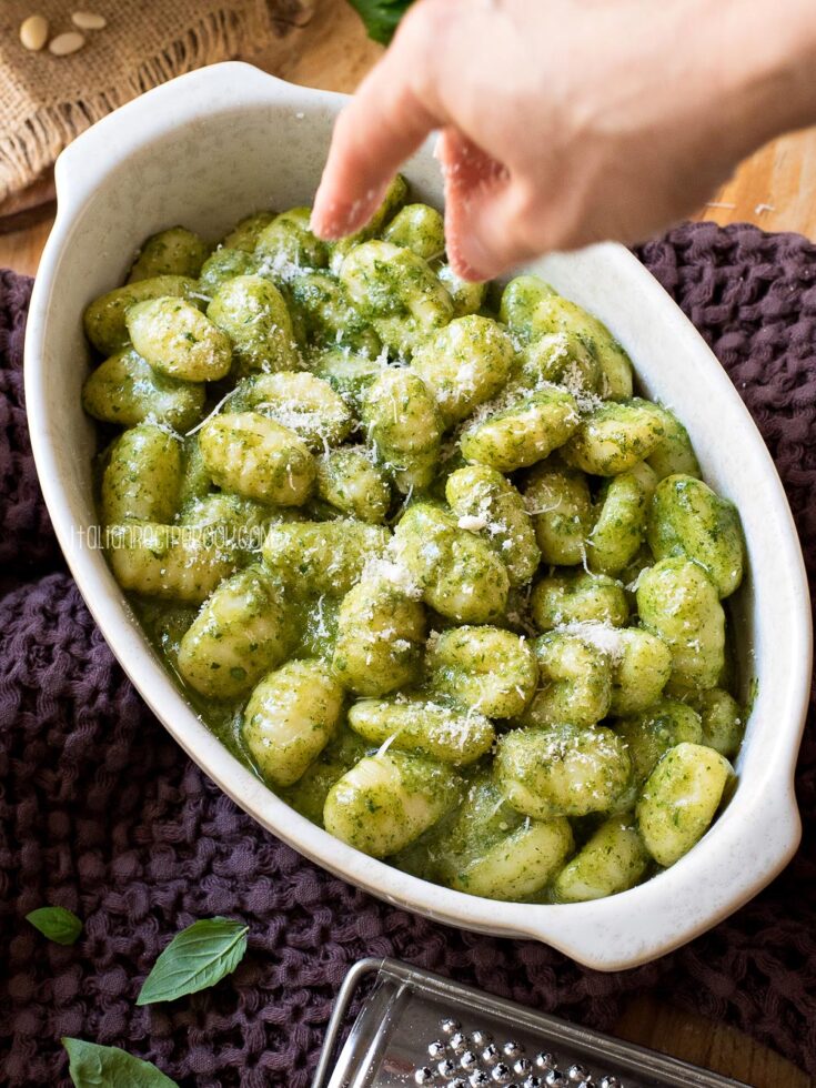 Pesto Gnocchi (Super Creamy & Easy to Make!) Italian Recipe Book