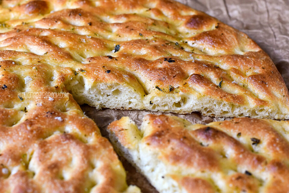 Easy No Knead Focaccia: Simple and Delicious : Italian Recipe Book