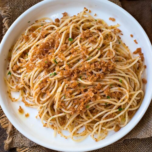 Pasta With Breadcrumbs {From La Cucina Povera} - Italian Recipe Book