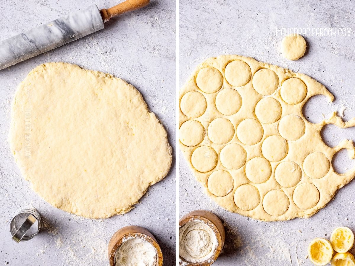 cutting cooking with a cookie cutter