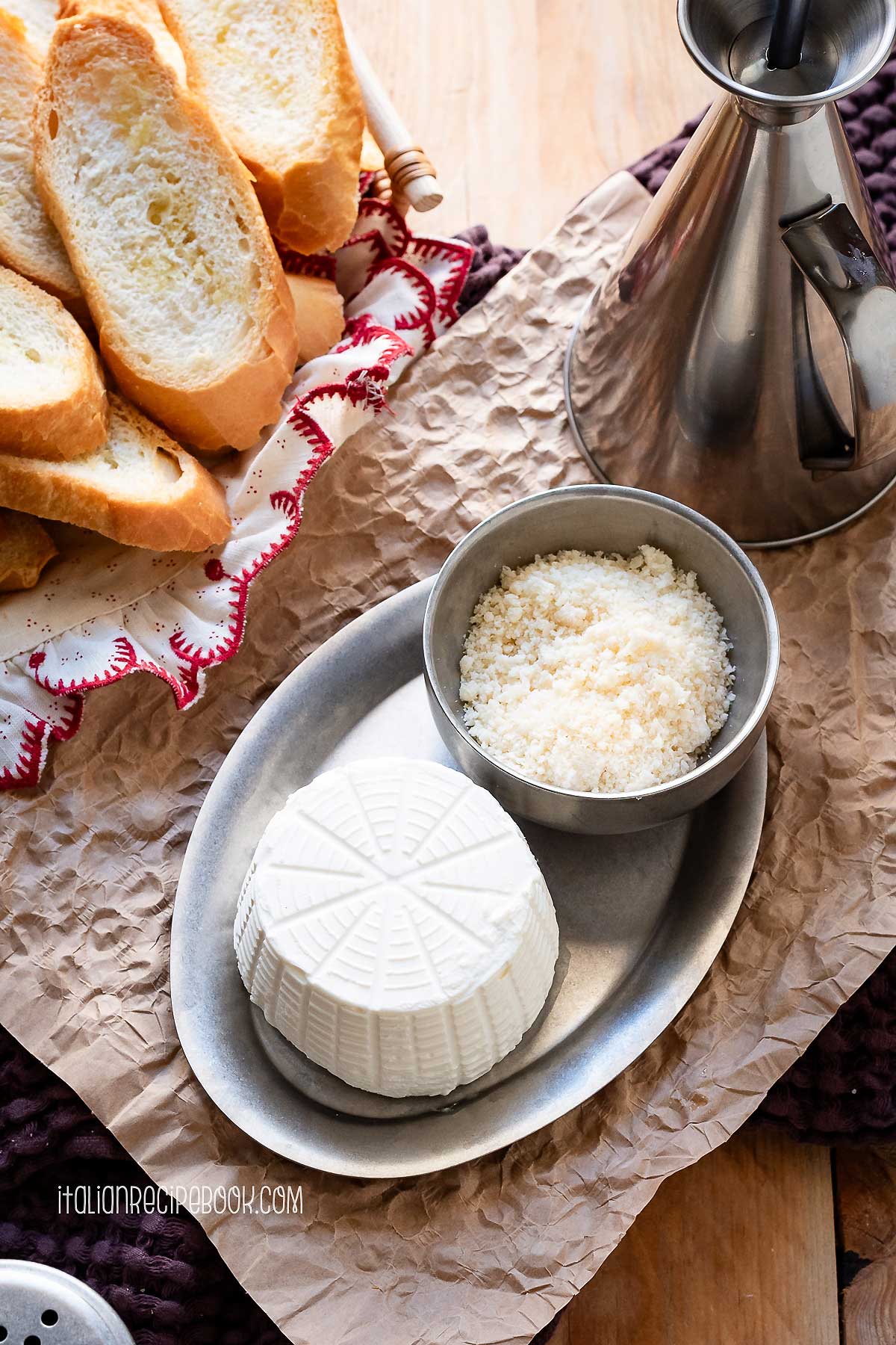 ingredients for whipped ricotta