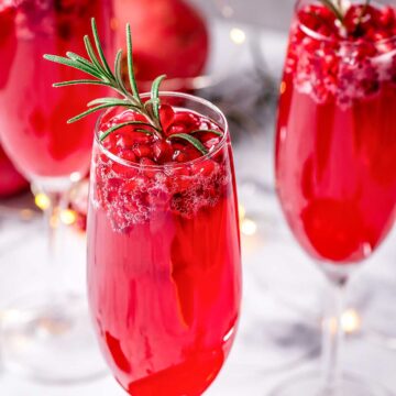 christmas prosecco cocktail